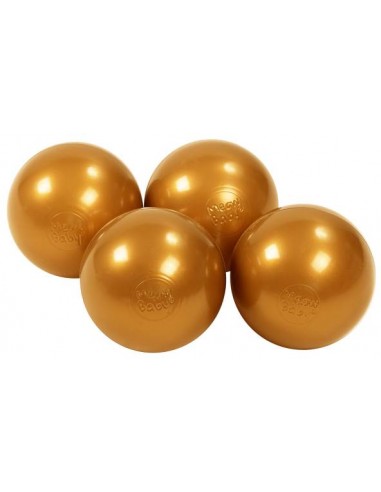 50 x Plastikbolde Ø7 cm - Guld
