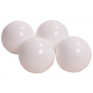 50 x Plastikbolde Ø7 cm - Hvid