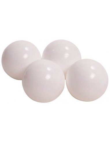 50 x Plastikbolde Ø7 cm - Hvid