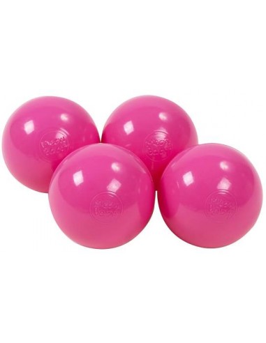 50 x Plastikbolde Ø7 cm - Mørk pink