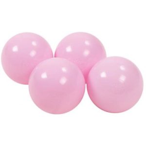 50 x Plastikbolde Ø7 cm - Pastel pink