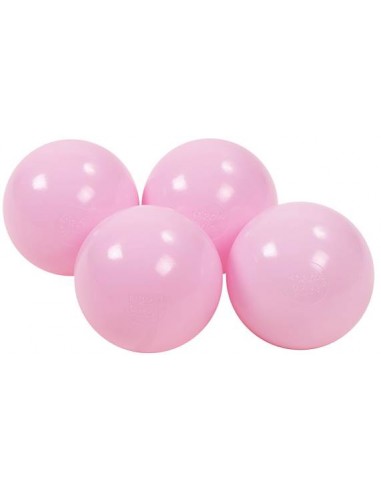 50 x Plastikbolde Ø7 cm - Pastel pink