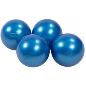 50 x Plastikbolde Ø7 cm - Perle blå