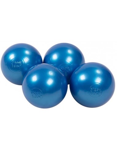 50 x Plastikbolde Ø7 cm - Perle blå